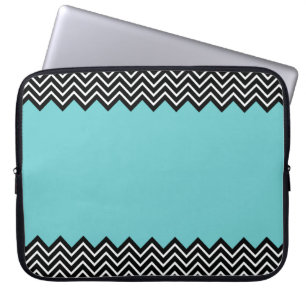 Capa Para Notebook Bloco Chevron da cor da hortelã