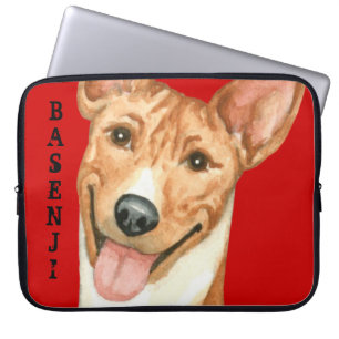 Capa Para Notebook Bloco de Cores Basenji
