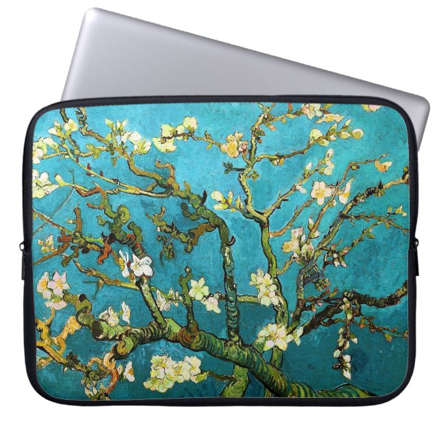 Capa Para Notebook Blossoming Almond Tree Van Gogh Fine Art (Frente)