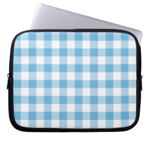 Capa Para Notebook Blue Gingham