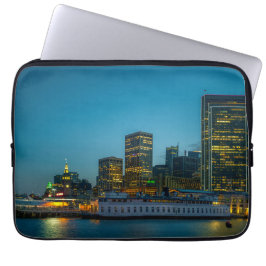 Capa Para Notebook Blue Hour in the City