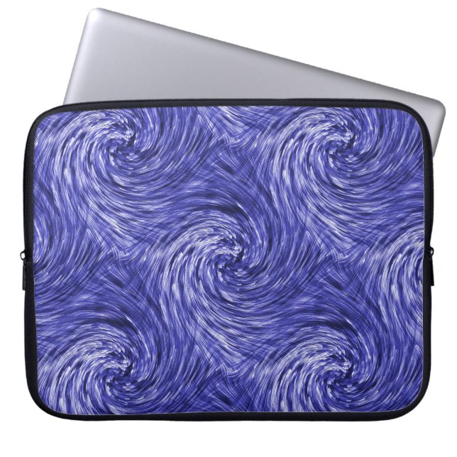 Capa Para Notebook Blue Jean Twirls....... (Frente)
