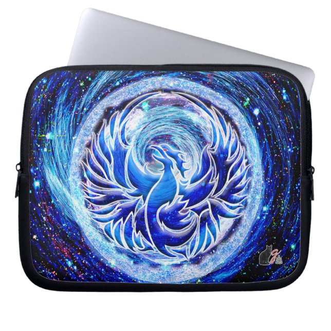 Capa Para Notebook Blue Phoenix 10" (Frente)