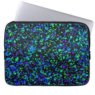 Capa Para Notebook Blue Splatter - Bolsa de laptop