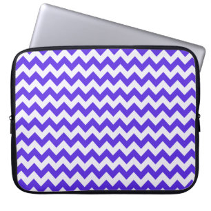 Capa Para Notebook Blue Violet Chevron
