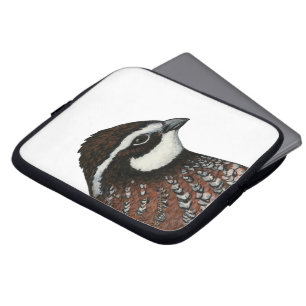 Capa Para Notebook Bobwhite Quail Head
