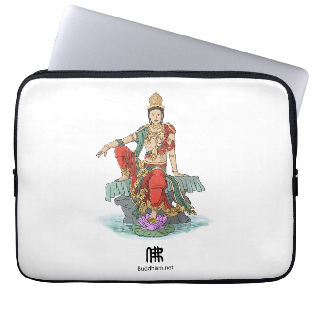 Capa Para Notebook Bodhisattva da bolsa de laptop de Compaixão (Frente)
