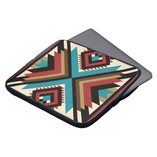 Capa Para Notebook Boho Geométrico (Frente Topo)