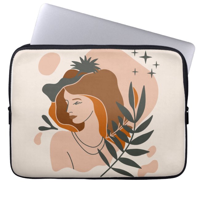Capa Para Notebook Boho Woman Stars (Frente)