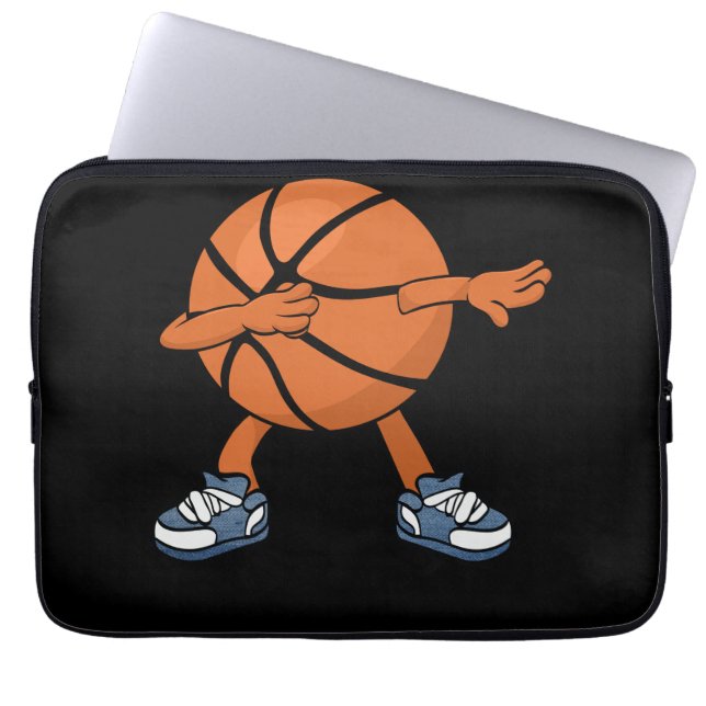 Capa Para Notebook Bola de Basquete Dabbing (Frente)