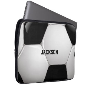 Capa Para Notebook Bola de futebol customizável do futebol
