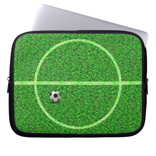 Capa Para Notebook Bola de Futebol do Futebol - Bolsa de laptop (Frente)