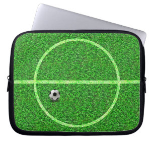 Capa Para Notebook Bola do campo de futebol do futebol - a bolsa de