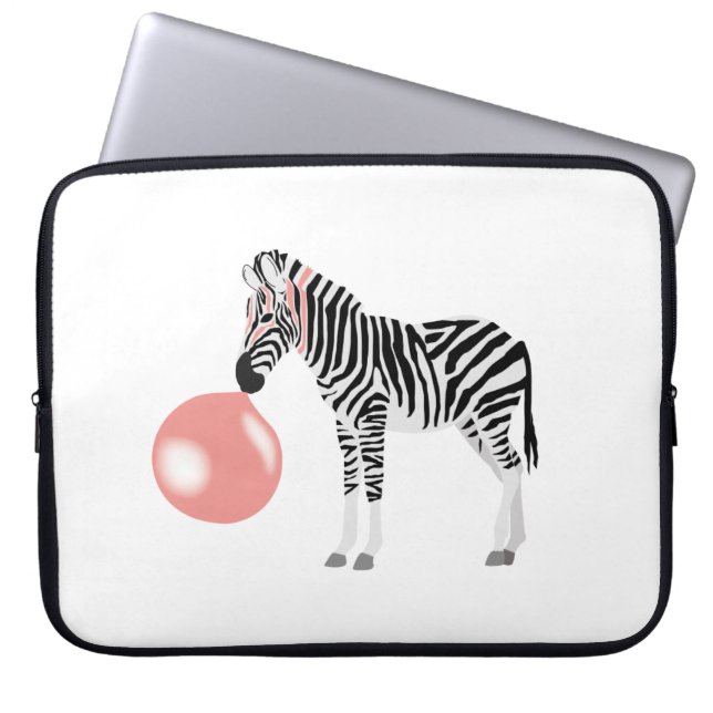 Capa Para Notebook Bolha de Bocha de Goma Zebra (Frente)