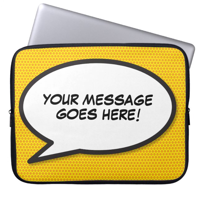 Capa Para Notebook Bolha de Discurso Personalizada do Livro de Música (Frente)