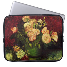 Capa Para Notebook Boliche com Peonies e Rosas, Vincent van Gogh