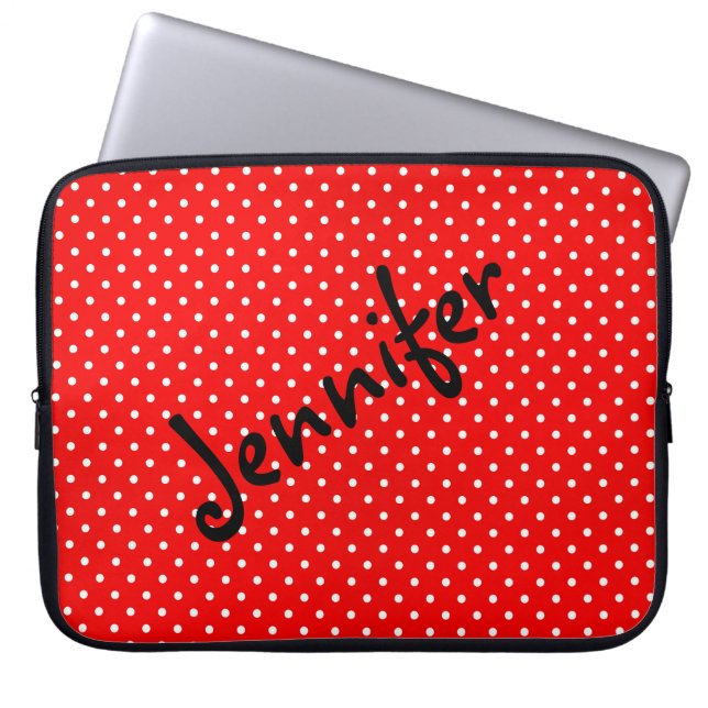 Capa Para Notebook Bolinhas (Frente)