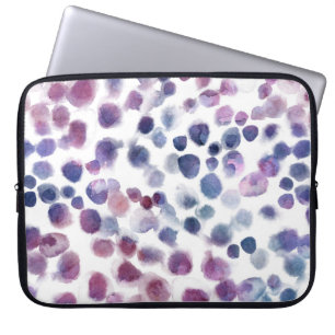Capa Para Notebook Bolinhas Aquarela: Geométrico Sem Costura.