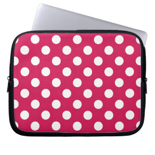 Capa Para Notebook bolinhas brancas no cerco
