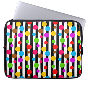Capa Para Notebook Bolinhas Coloridas
