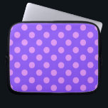 Capa Para Notebook Bolinhas de Lilac na periwinkle<br><div class="desc">Bolinhas de Lilac na periwinkle</div>