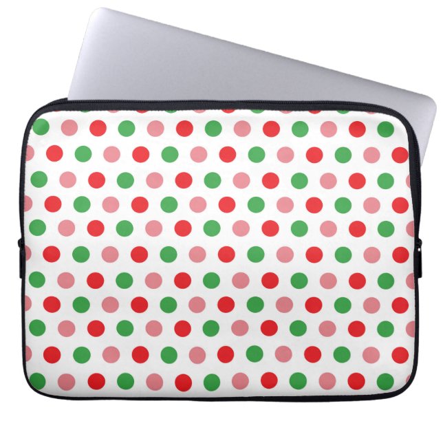 Capa Para Notebook Bolinhas de Natal (Frente)