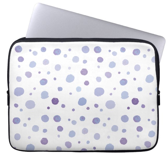 Capa Para Notebook bolinhas pintadas à mão (Frente)