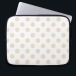 Capa Para Notebook Bolinhas Tan<br><div class="desc">Bolinhas em tons de branco</div>