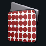 Capa Para Notebook Bolinhas vermelhas em branco<br><div class="desc">Bolinhas vermelhas em um fundo branco. O padrão geométrico foi projetado do zero. Tecnicamente, o fundo não é branco, é transparente. Para alterá-lo, clique no botão "Personalizar!" e selecione uma "Cor de fundo impressa" na barra lateral. Quando terminar, clique em "Adicionar ao carrinho" para comprar o design personalizado. Imagem criada...</div>