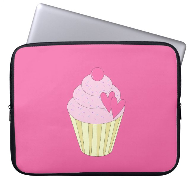 Capa Para Notebook Bolo de Morango illusima (Frente)