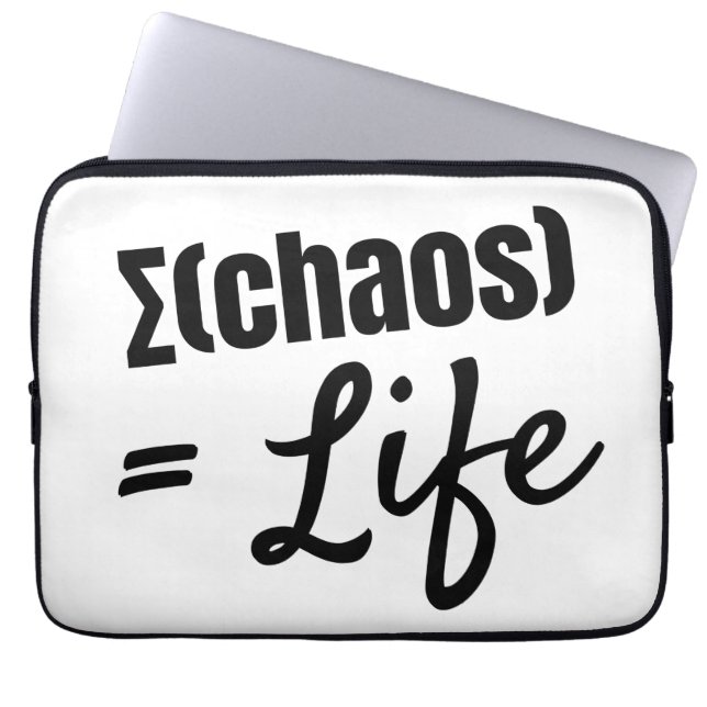 Capa Para Notebook Bolsa com Citação Filosofal Ousada Inspirada em Ma (Frente)