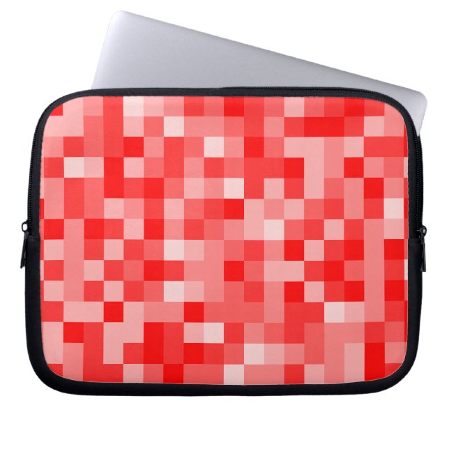 Capa Para Notebook Bolsa com padrão quadrado (Frente)