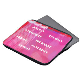 Capa Para Notebook Bolsa de Eletrônica Red Music Beat