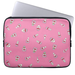 Capa Para Notebook Bolsa de Eletrônicos, Amor, Frascos de Perfume