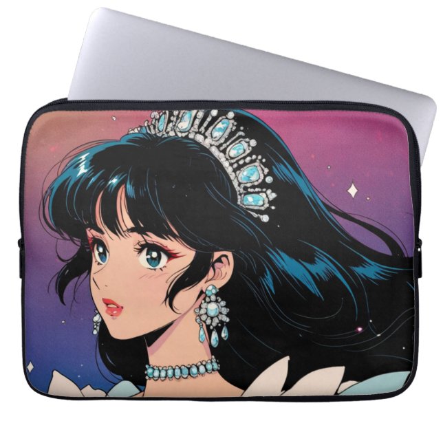 Capa Para Notebook Bolsa de Eletrônicos Anime (Frente)