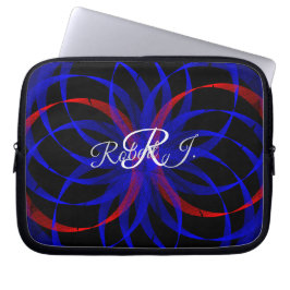 Capa Para Notebook Bolsa de Eletrônicos Geométrica Cor de Mirtilo Dup