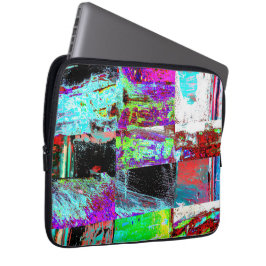 Capa Para Notebook Bolsa de Eletrônicos – Grade Abstrata