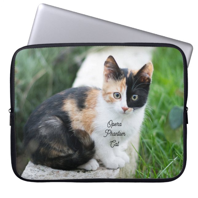 Capa Para Notebook Bolsa de Eletrônicos Opera Phantom Cat (Frente)