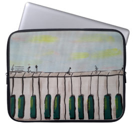 Capa Para Notebook Bolsa de Eletrônicos Piano People