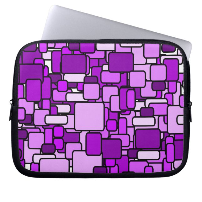 Capa Para Notebook Bolsa de Eletrônicos Pink Chaos (Frente)