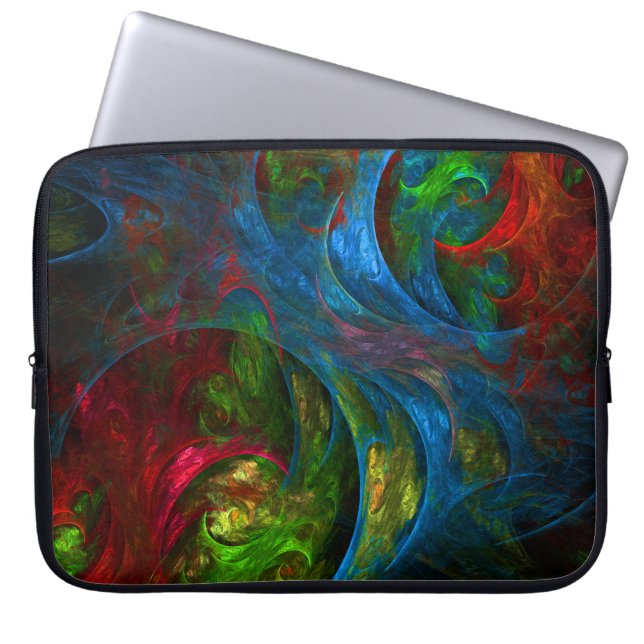 Capa Para Notebook Bolsa de laptop Abstrato de arte Gênesis (Frente)