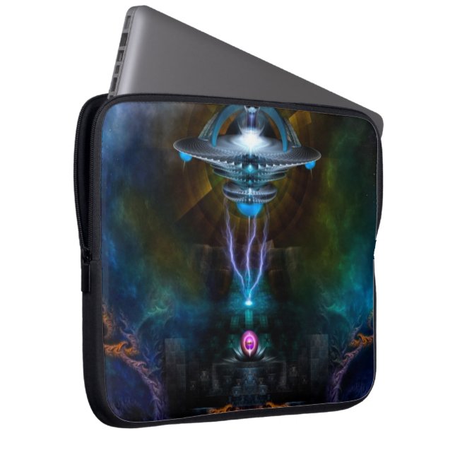 Capa Para Notebook Bolsa de laptop Ansariante da Estação Espacial (Frente Esquerda)