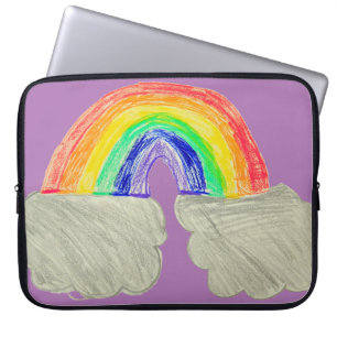 Capa Para Notebook Bolsa de laptop arco-íris