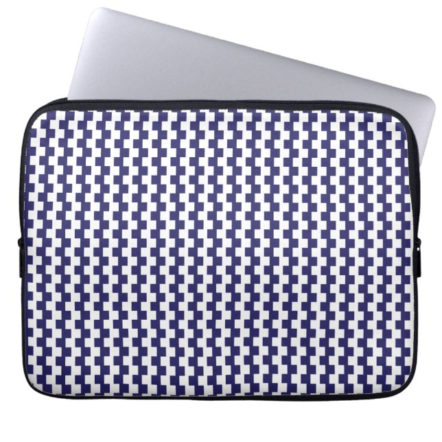 Capa Para Notebook Bolsa de laptop azul japonesa (Frente)