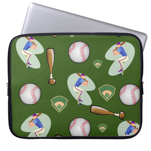 Capa Para Notebook Bolsa de laptop Baseball (Frente)
