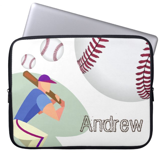 Capa Para Notebook Bolsa de laptop Baseball (Frente)
