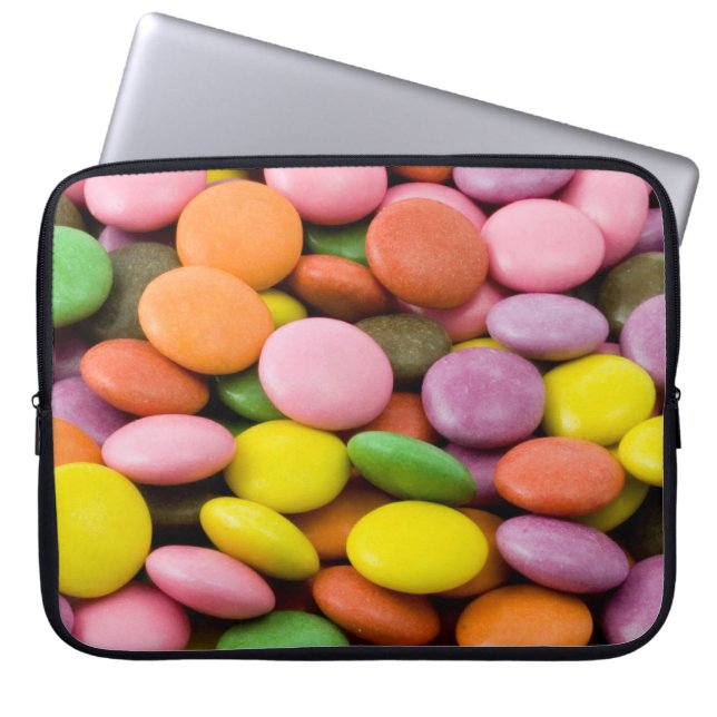 Capa Para Notebook Bolsa de laptop Bonbons doce (Frente)