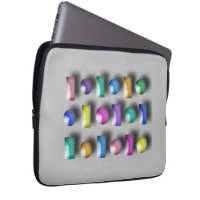 Bolsa de laptop - Botões 3D
