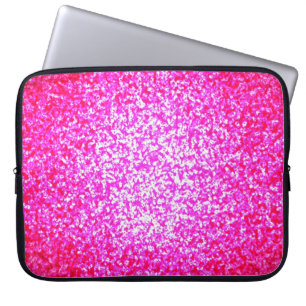 Capa Para Notebook Bolsa de laptop brilhante cor-de-rosa