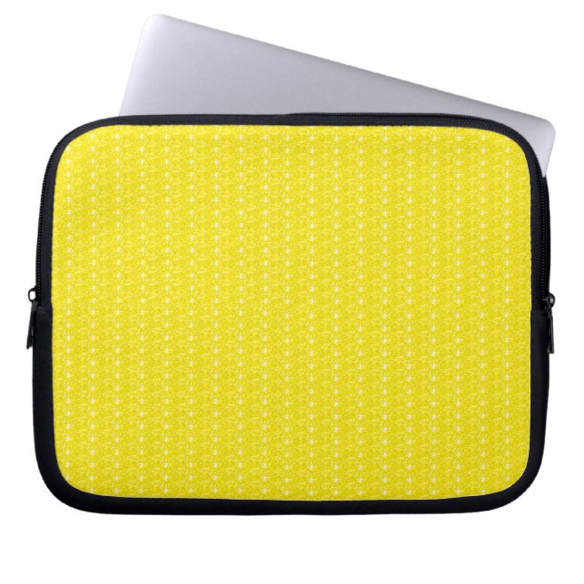 Capa Para Notebook Bolsa de laptop - Brilho Amarelo (Frente)